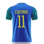 Fotballdrakter Brasil VM 2018 Philippe Coutinho 11 Bortedrakt..
